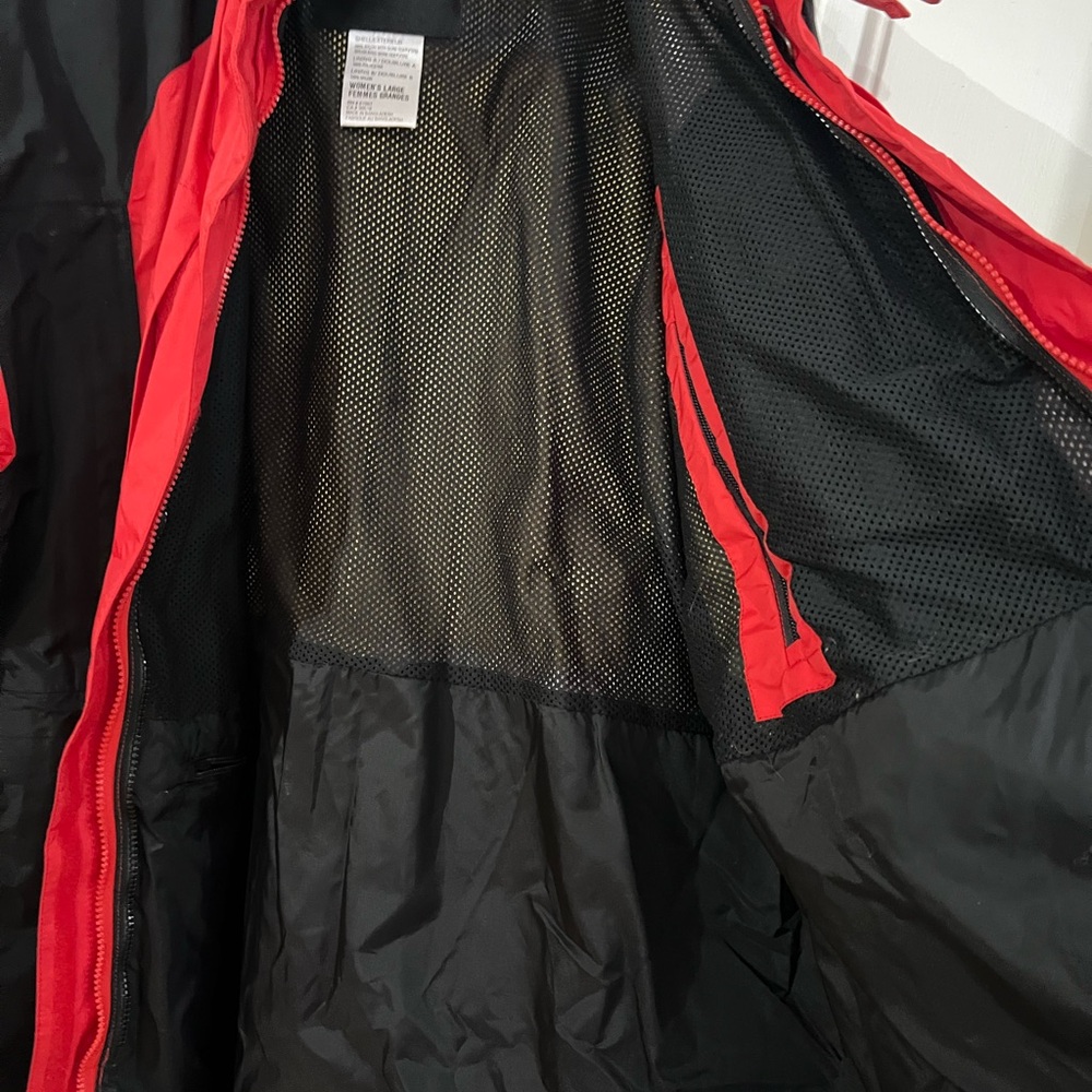 Vintage The North Face Gore-Tex Mountain Light Parka Jacket Red Black 90s Gorp L - Picture 10 of 11